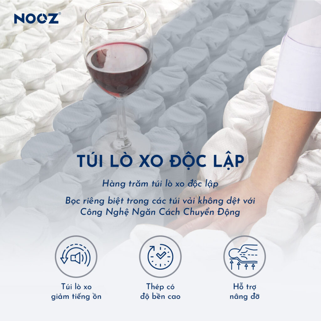 Nệm Foam Hybrid Latex NOOZ – ảnh 4