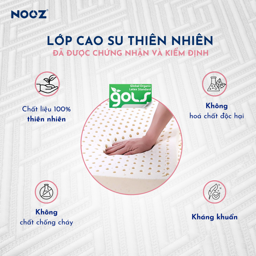 Nệm Foam Comfy Latex NOOZ – ảnh 4