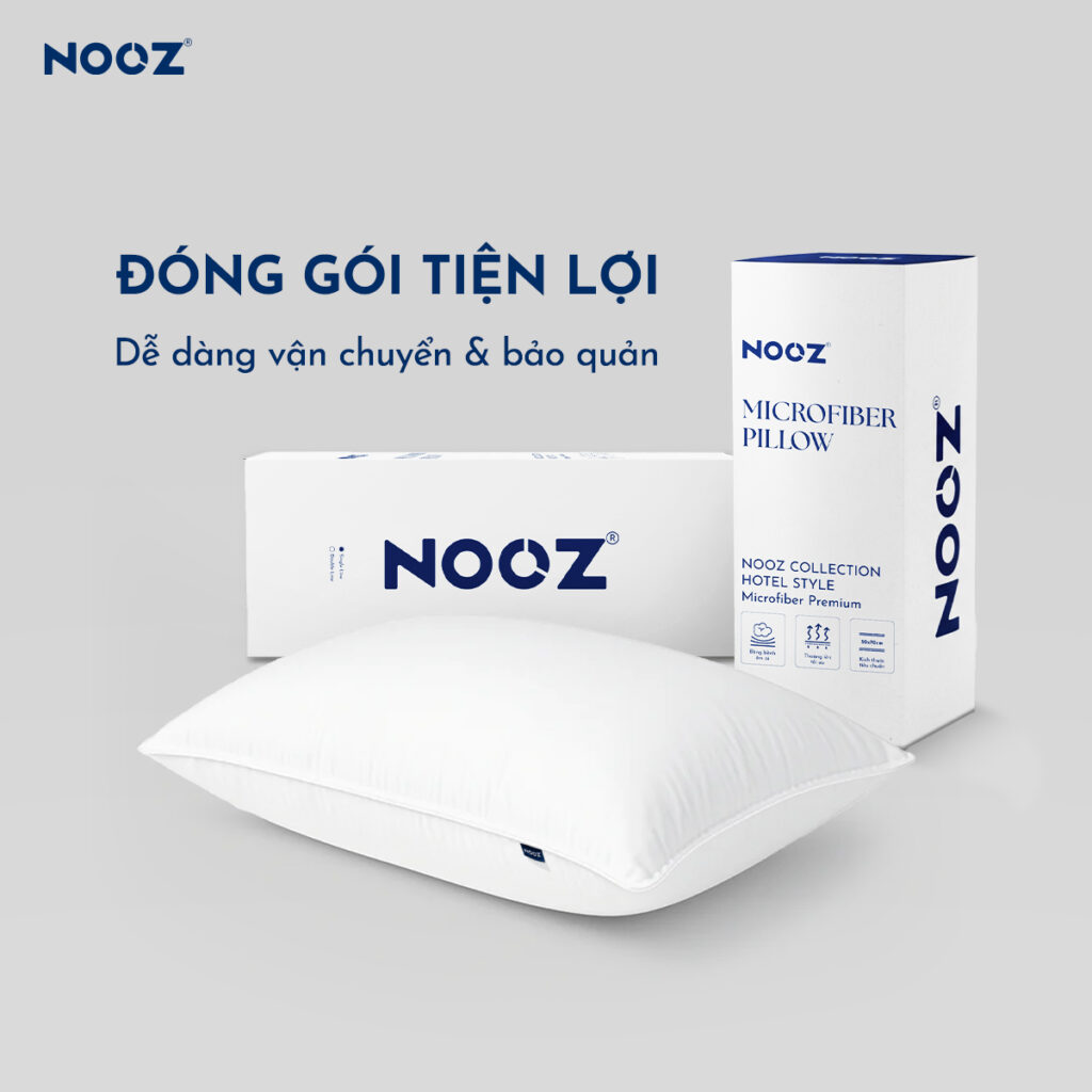 Gối Gòn Lông Vũ Microfiber – ảnh 7